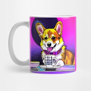 Corgi And Coffee Mug